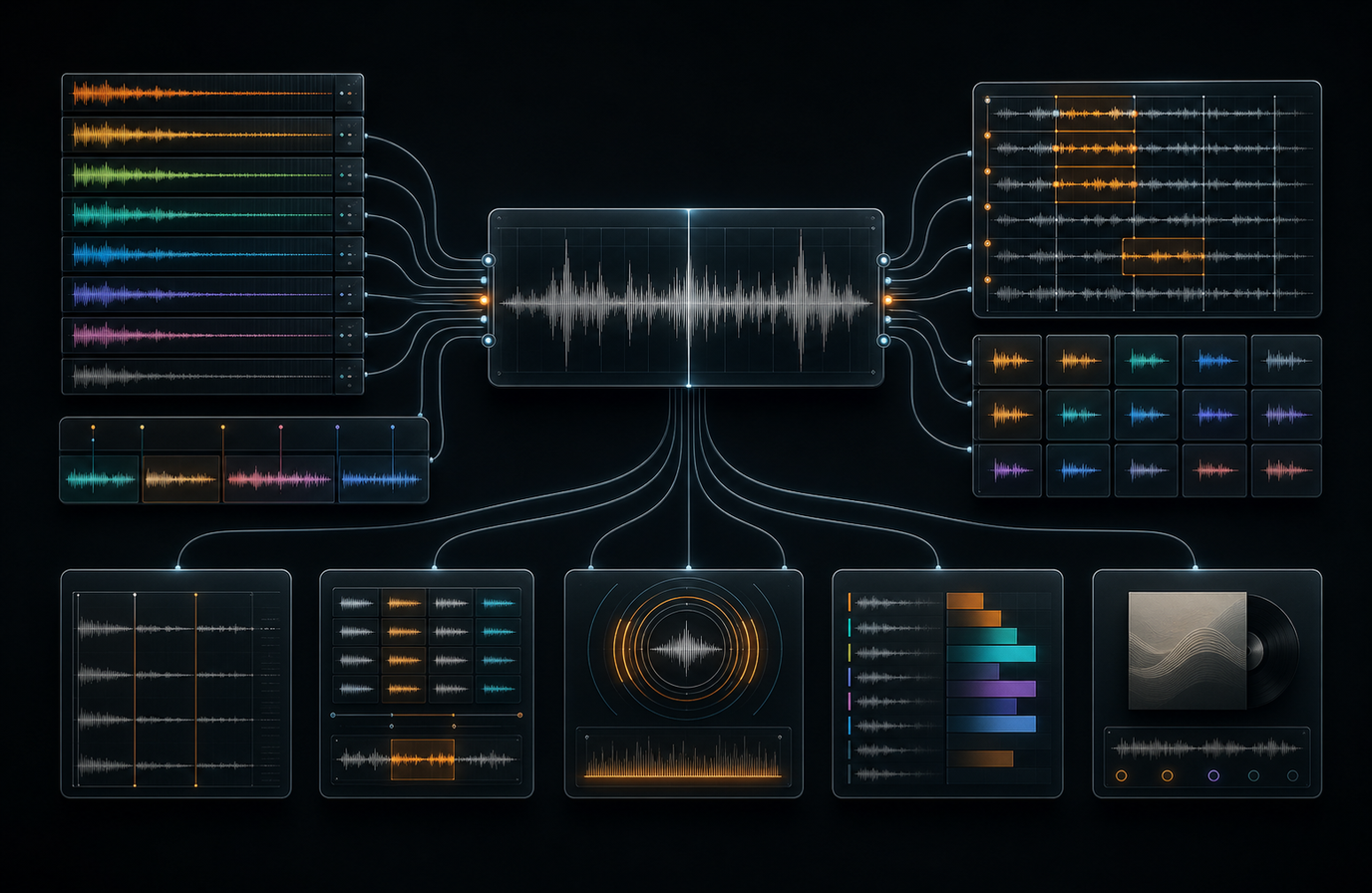 SongChoreo workflow in the ProduceHits suite